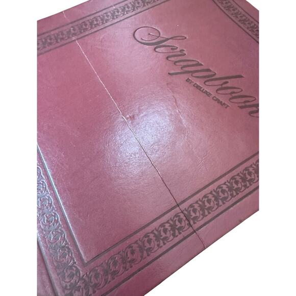 VTG Scrapbook Picture Photograph Album Deluxe Craft Blank Pages USA Made READ - Picture 3 of 7